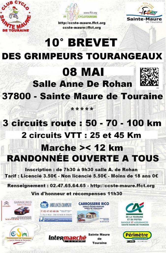 10° Brevet des grimpeurs tourangeaux